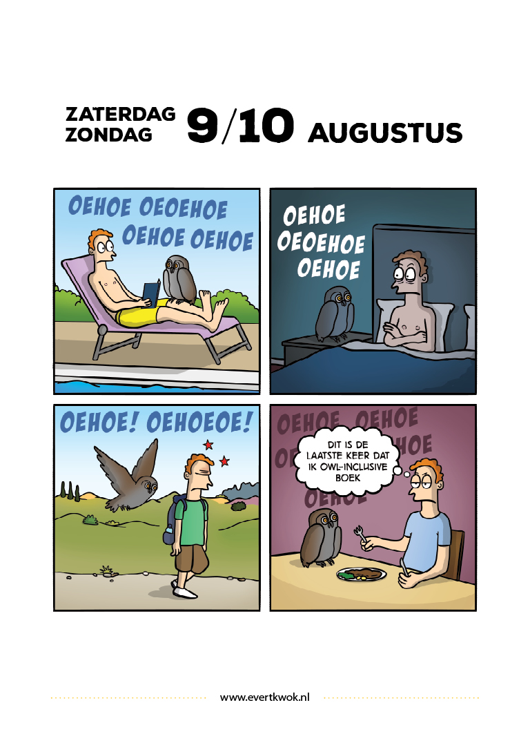 Scheurkalender stripje 