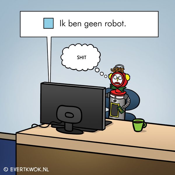 Geen robot